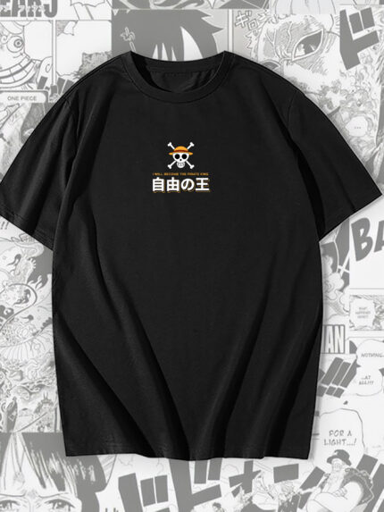 anime oversize graphic t-shirt pakistani streetwear luffy onepiece