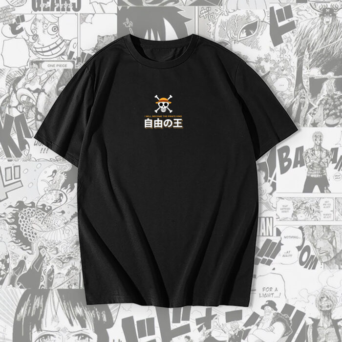 anime oversize graphic t-shirt pakistani streetwear luffy onepiece