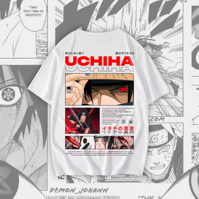 Silent Sacrifice oversize tee Itachi graphic t-shirt Galiyare Pakistani streetwear anime sacrifice love peace unseen impact