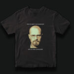 Heisenberg tee I Am the Danger graphic t-shirt 100% cotton regular fit Galiyare Pakistani streetwear Breaking Bad inspired design