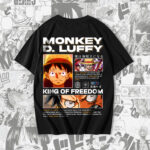 anime oversize graphic t-shirt pakistani streetwear luffy onepiece
