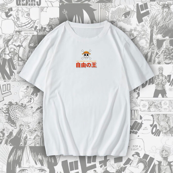 anime oversize graphic t-shirt pakistani streetwear luffy onepiece